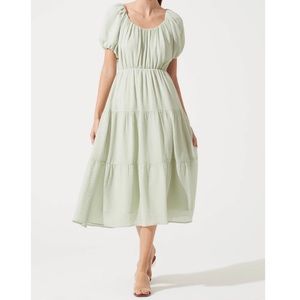 ASTR the Label Sage Smocked Tiered Dress